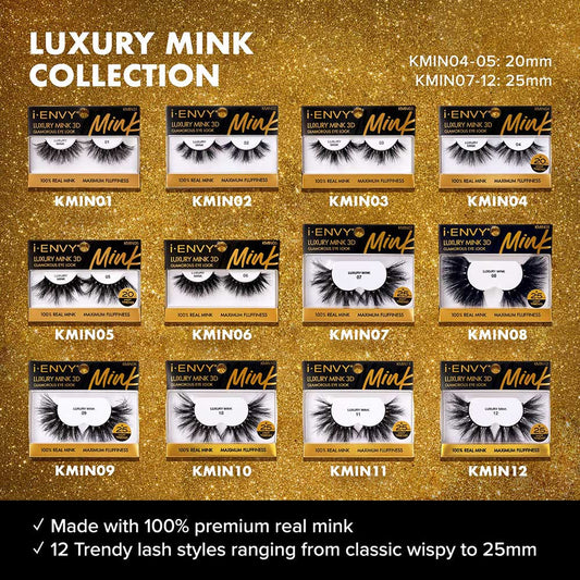 i-ENVY Luxury Mink Lashes (25mm) Glamorous Eye Look!!