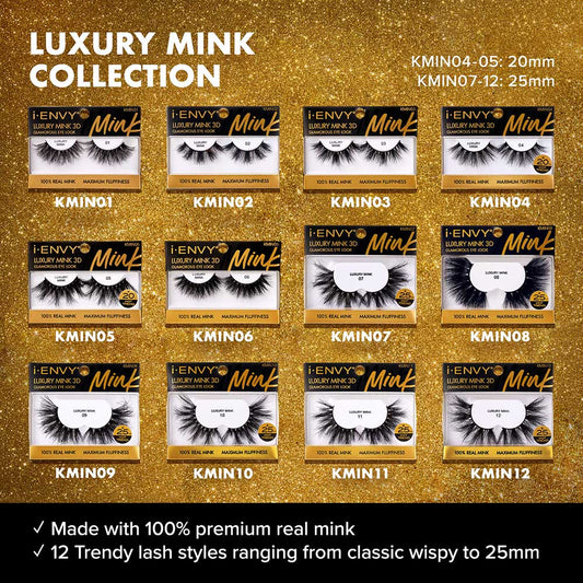 i-ENVY Luxury Mink Lashes (20mm)