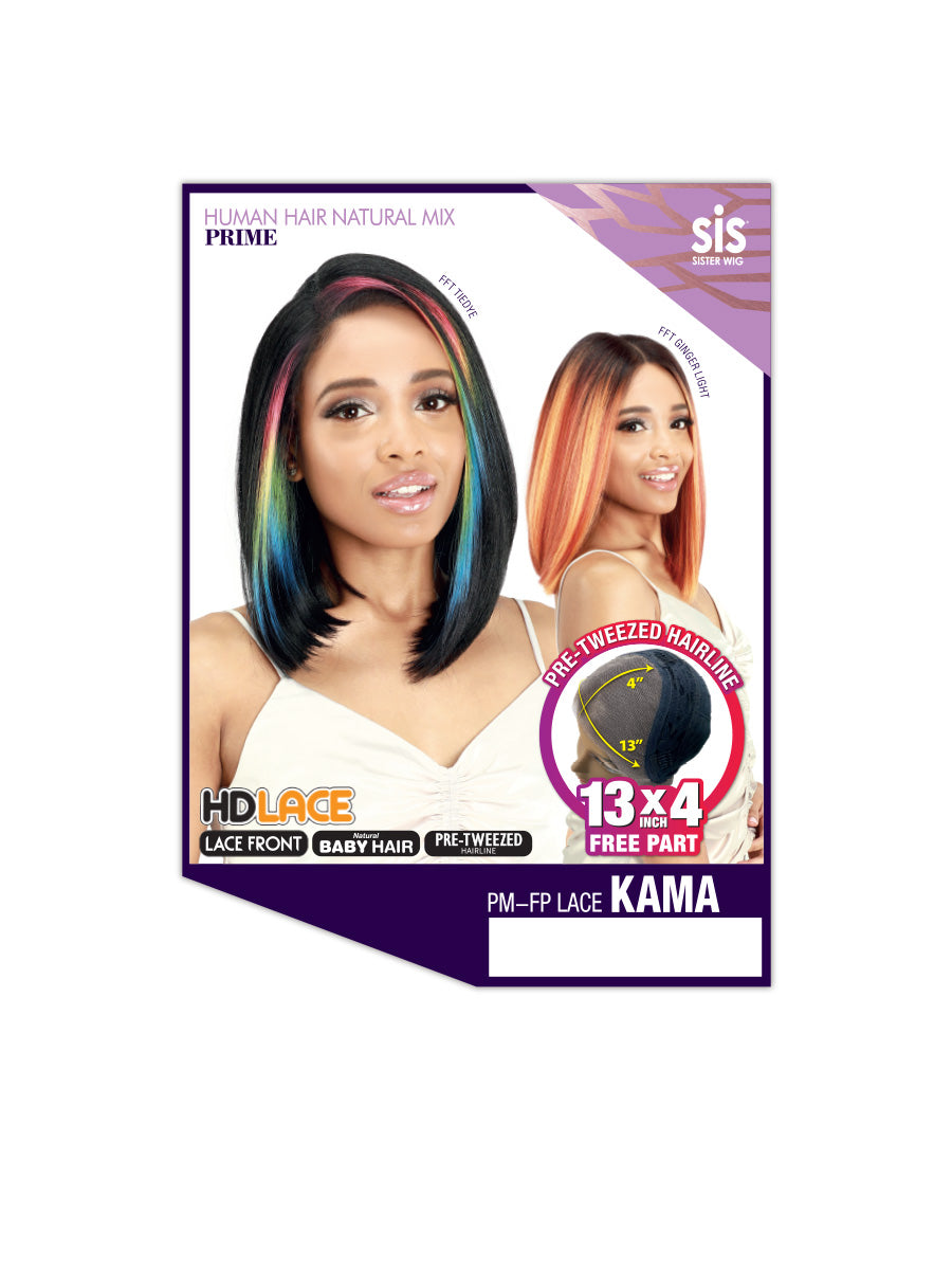 Sis Human Hair Mix Lace Front Wig PM-FP LACE KAMA