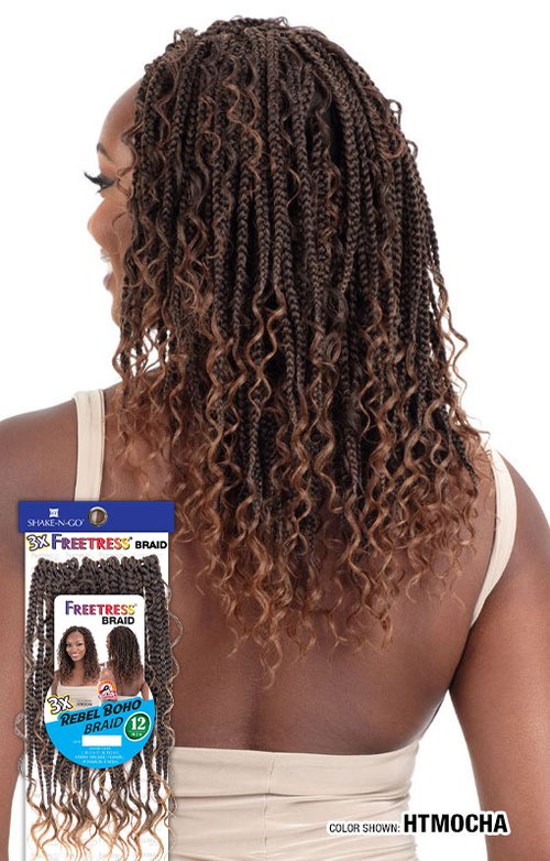 Freetress Synthetic Braiding Hair 3X REBEL BOHO BRAID 12