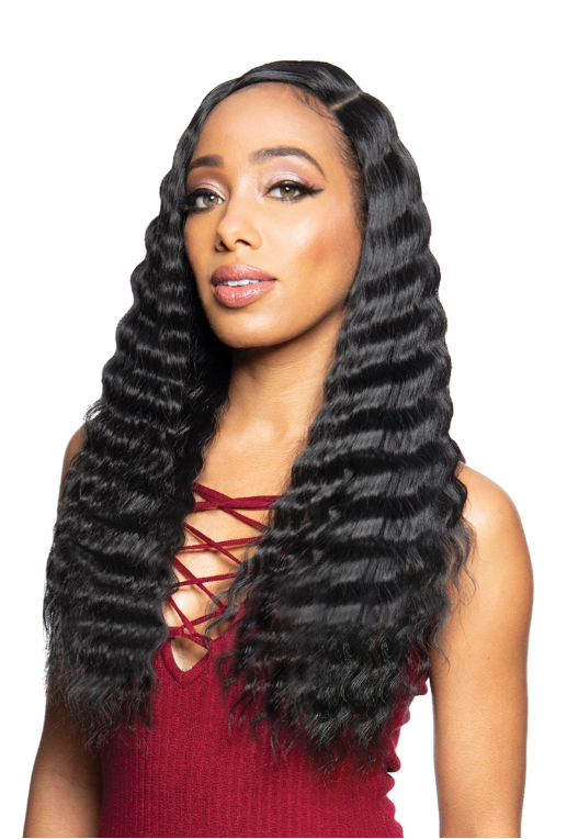 Zury SIS Synthetic Crimp Curl Wig 22" | HD Lace | 5" Hand-Tied Part