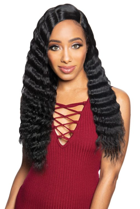 Zury SIS Synthetic Crimp Curl Wig 22" | HD Lace | 5" Hand-Tied Part
