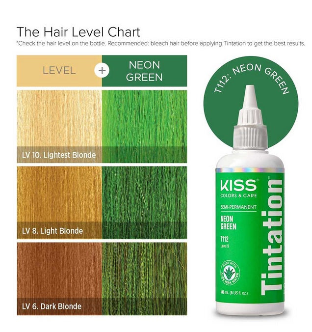 KIss Tintation Semi Permanent Hair Color 5 US fl. oz.