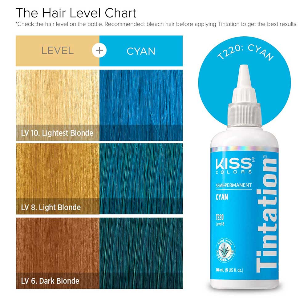 KIss Tintation Semi Permanent Hair Color 5 US fl. oz.