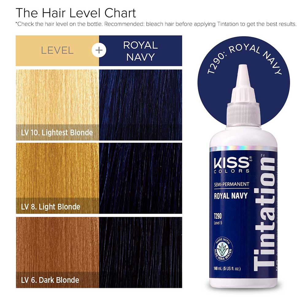 KIss Tintation Semi Permanent Hair Color 5 US fl. oz.