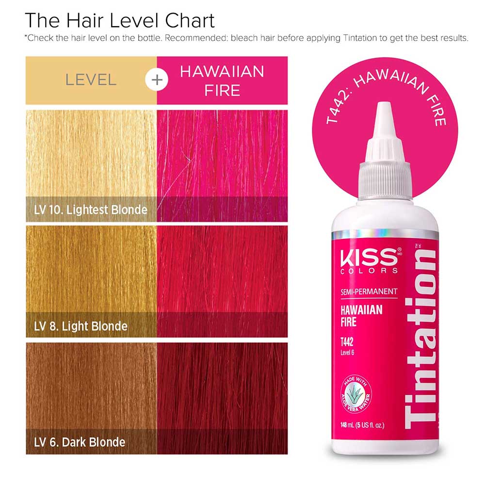 KIss Tintation Semi Permanent Hair Color 5 US fl. oz.