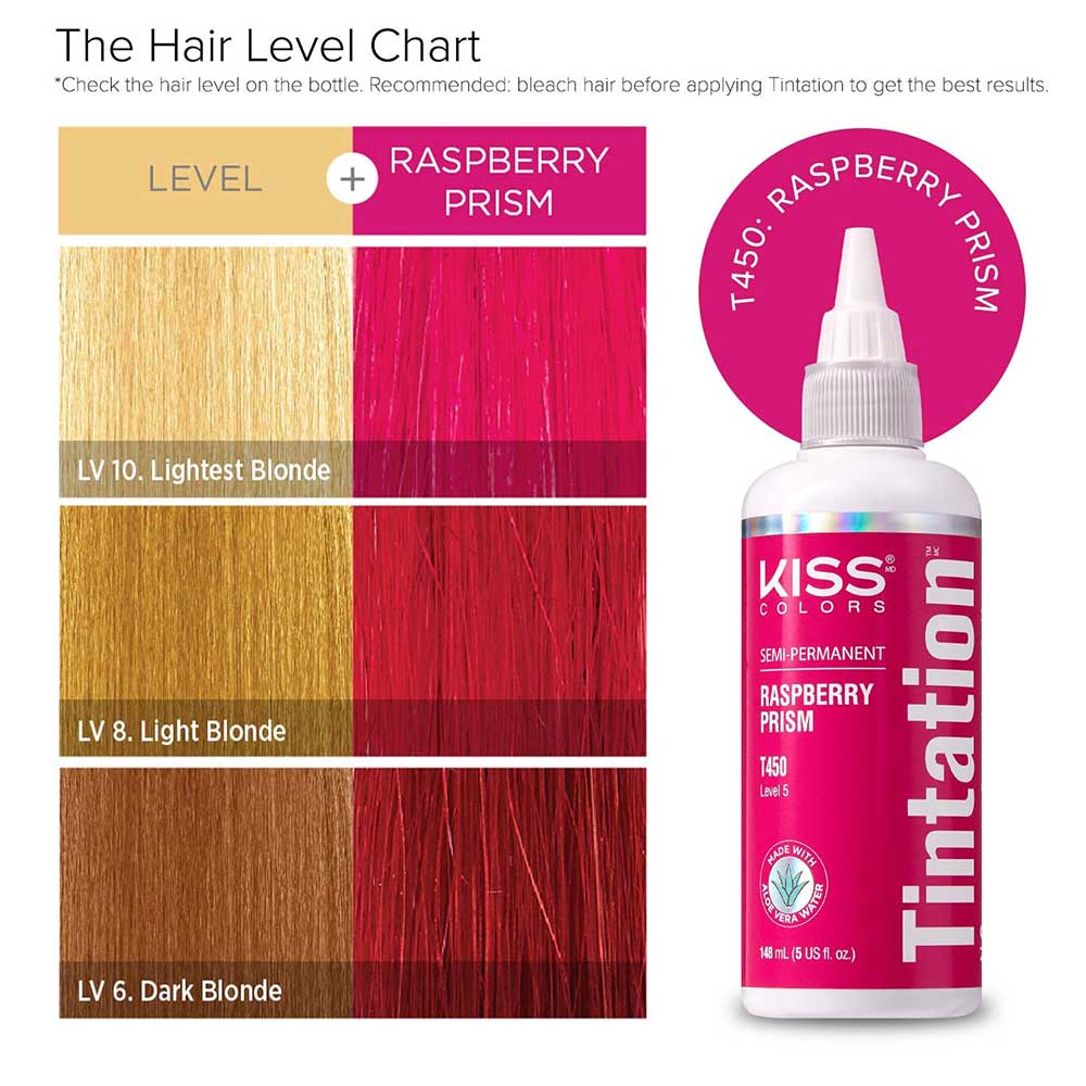 KIss Tintation Semi Permanent Hair Color 5 US fl. oz.