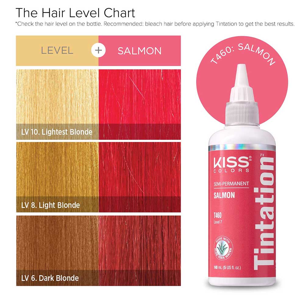 KIss Tintation Semi Permanent Hair Color 5 US fl. oz.
