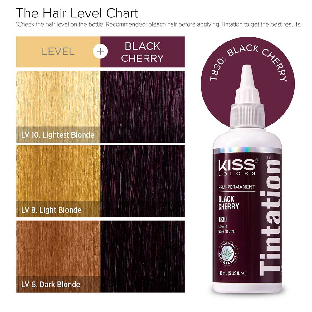 KIss Tintation Semi Permanent Hair Color 5 US fl. oz.
