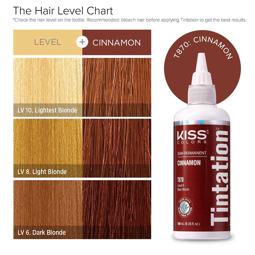 KIss Tintation Semi Permanent Hair Color 5 US fl. oz.