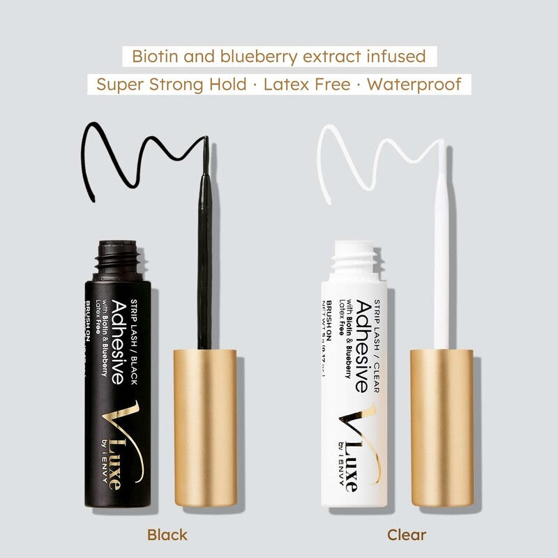VLuxe by iEnvy Biotin Strip Lash Glue-Infused with Biotin & Blueberry Extract