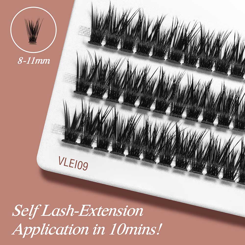 VLuxe by i-ENVY Faux Mink Volume Extension Cluster Lashes