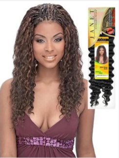 Janet Collection 100% Human Hair for Braiding NEW DEEP BULK 24"