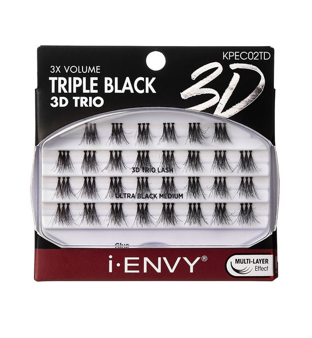 i*ENVY Triple Black Trio Lashes - 3D Trios