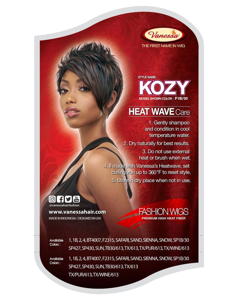 Vanessa Synthetic Wig KOZY