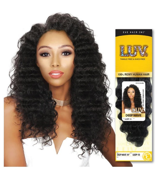 Eve Hair 100% Human Hair DEEP WAVE (salt & pepper)