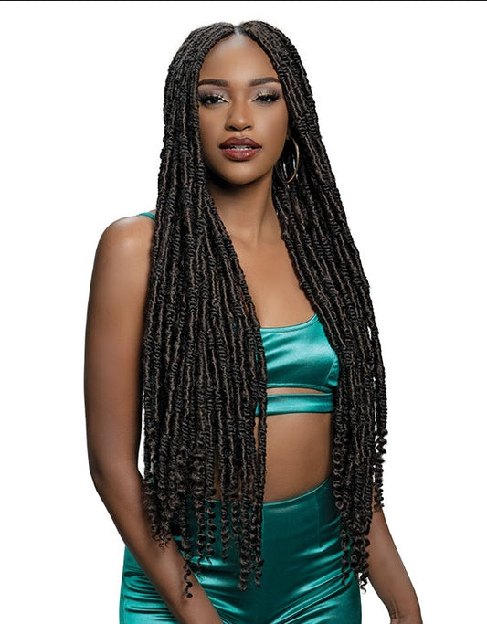 Janet Collection Nala Tress Synthetic Crochet Braid Hair MAVERICK LOCS 30"