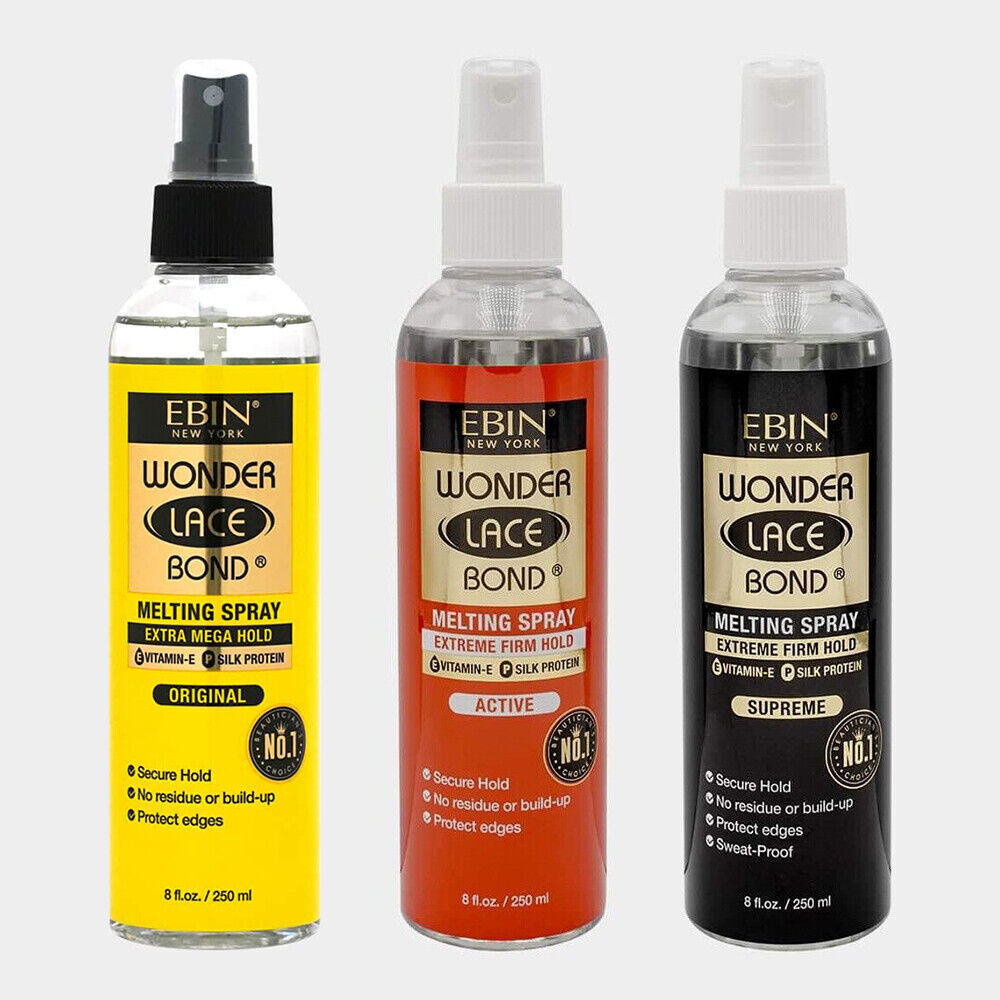 Ebin NY Wonder Lace Bond MELTING SPRAY 8 fl/oz/250 ml