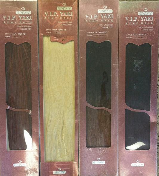 Afro Beauty 100% Remi Human hair for Weaving ENVY VIP YAKI