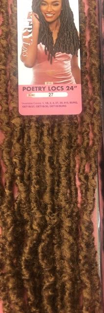 Janet Collection Nala Tress Synthetic Crochet Braid Hair POETRY LOCS 24"