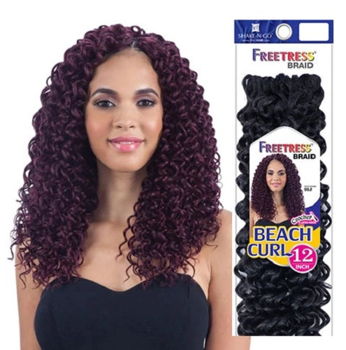 Freetress Synthetic Braiding Hair BEACH CURL 12"