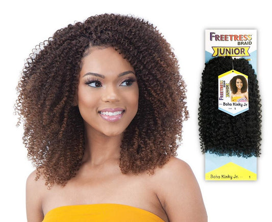 Freetress Synthetic Crochet Braiding Hair BOHO KINKY JR