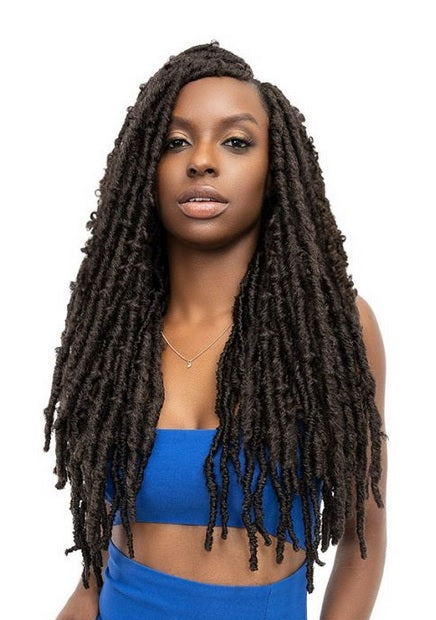Janet Collection Nala Tress Synthetic Crochet Braid Hair BUTTERFLY BORN LOCS 18"
