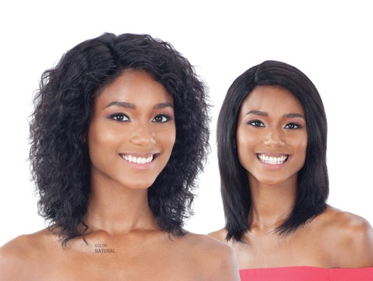 Naked Nature Brazilian Natural 100% Human Hair Lace Front Wig CRYSTAL WAVE