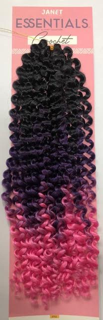 Janet Collection Essential Synthetic Crochet Braid Hair WATER WAVE 24" - SPECIAL DEAL!!