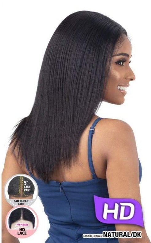 Shake-N-Go girlfriend 100% Virgin Human Hair HD Lace Front Wig STRAIGHT 18