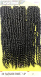 Janet Collection Nala Tress Synthetic Crochet Braid Hair 3X PASSION TWIST 14"