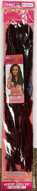 Janet Collection Nala Tress Synthetic Crochet Braid Hair POETRY LOCS 24"