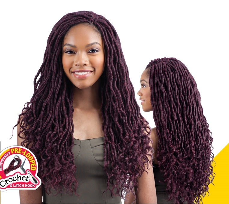 Freetress Synthetic Crochet Braiding Hair GORGEOUS LOC 18"(GODDESS LOC)