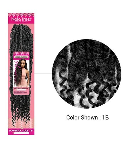 Janet Collection Nala Tress Synthetic Crochet Braid Hair MAVERICK LOCS 18"