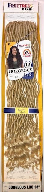 Freetress Synthetic Crochet Braiding Hair GORGEOUS LOC 18"(GODDESS LOC)