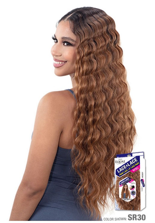 Freetress Equal Synthetic Front Lace & Lace Part Wig DEEP WAVER 003