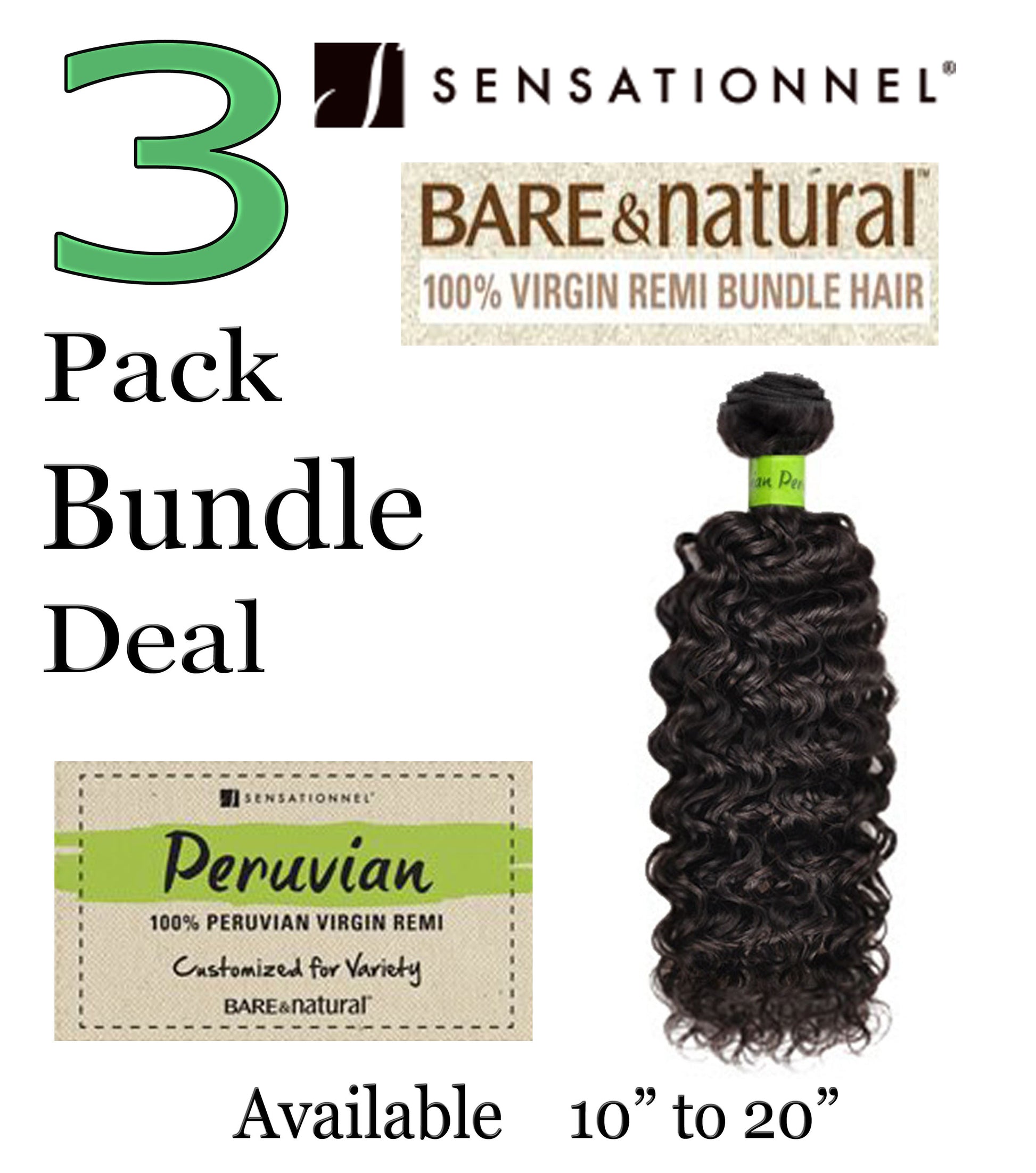 [JANEIRO 3 Bundles 100% Virgin Brazilian Remy STRAIGHT] - HairCloset.com
