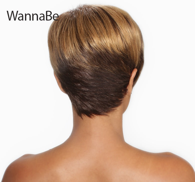 WannaBe 100% Human Hair Full Wig HW DEENA