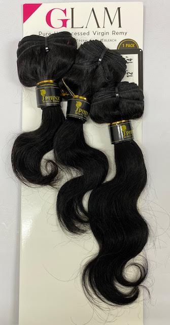 Sphinx Pure Unprocessed Virgin Remy GLAM BODY WAVE  3 Pack Bundle