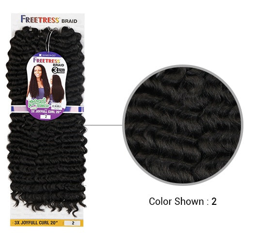 Freetress Synthetic Braid Hair 3X JOYFULL CURL 20"