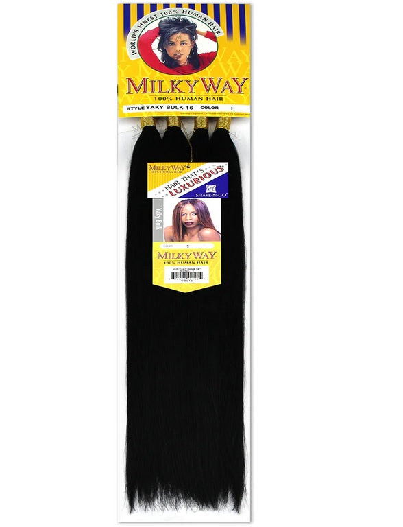 Milky Way 100% Human Hair Braiding YAKY BULK