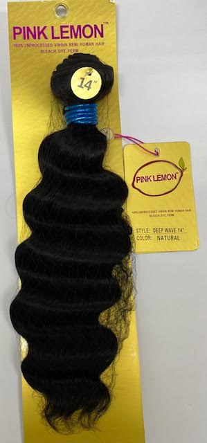 Pink Lemon 100% Unprocessed Human Hair DEEP WAVE