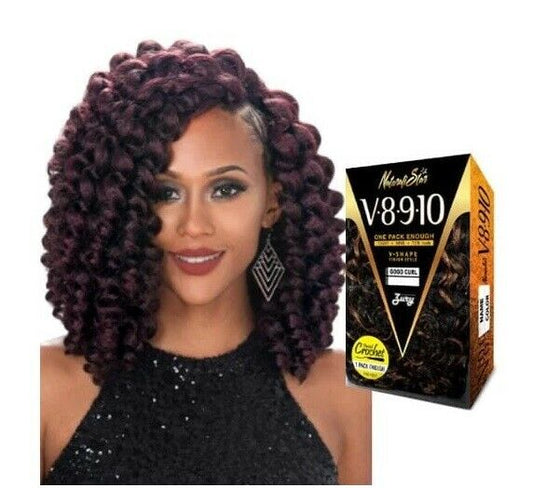 Zury Synthetic Crochet Braiding Hair V8910 ROD SET - 1PACK ENOUGH