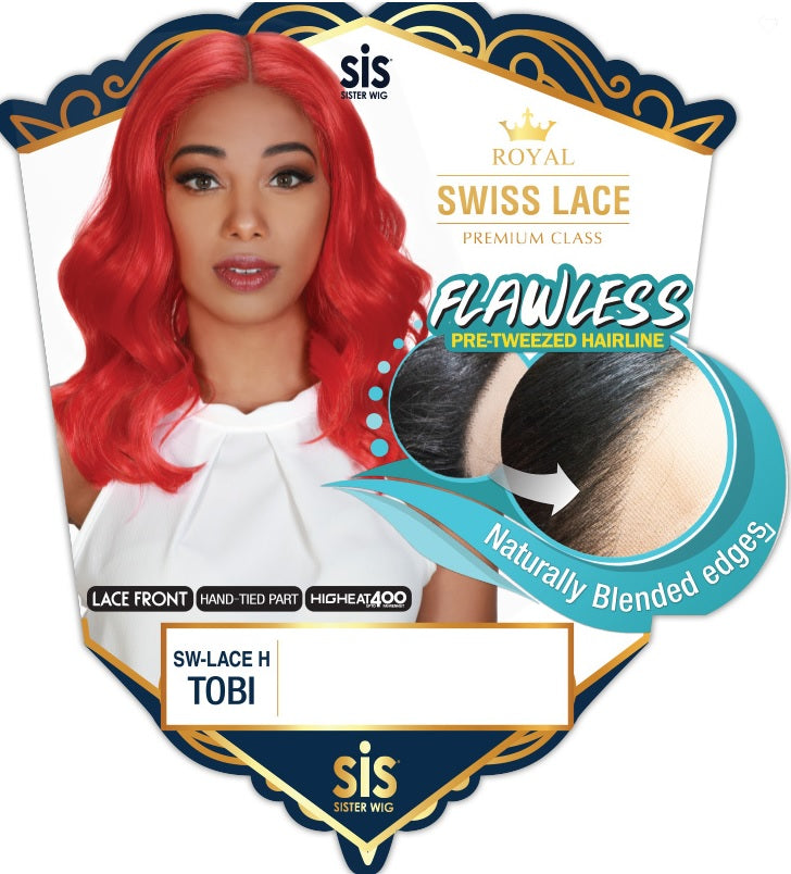 Sis Synthetic Swiss Lace Front Wig SW LACE H TOBI