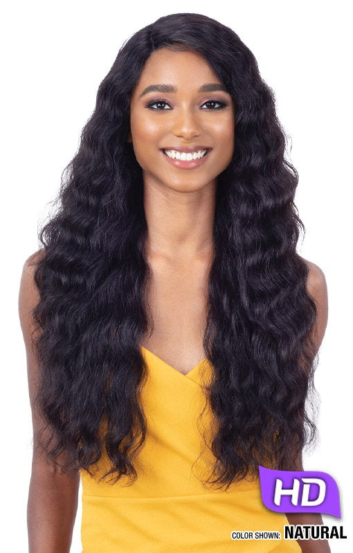 Shake-N-Go girlfriend 100% Virgin Human Hair HD Lace Front Wig Loose Deep 24