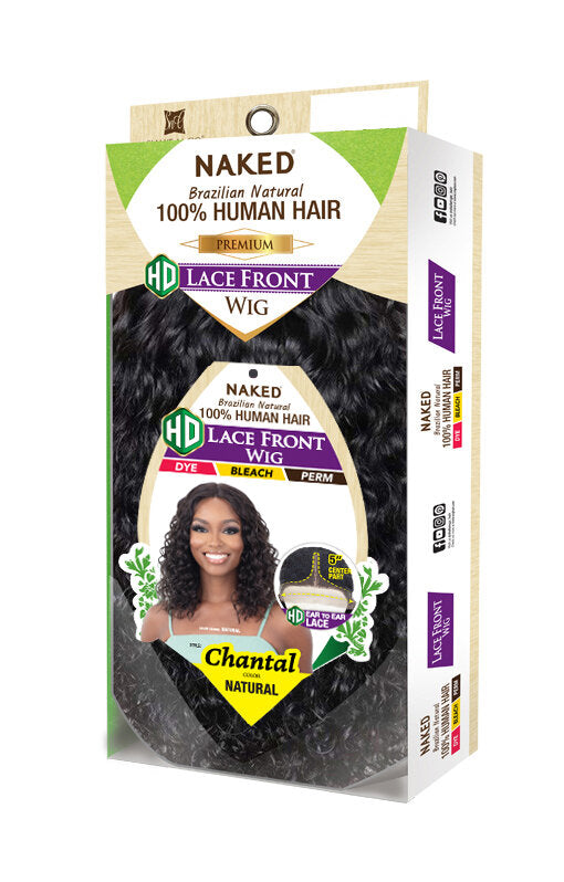Shake-N-Go Naked Brazilian Natural 100% Human Hair Lace Front Wig CHANTAL