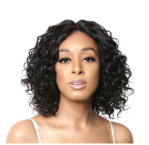 Laflare 100% Human Hair Virgin Remy Brazilian Lace Front Wig ANEMONE