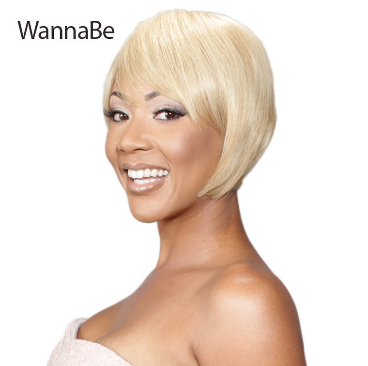 WannaBe 100% Human Hair Full Wig HW APRIL