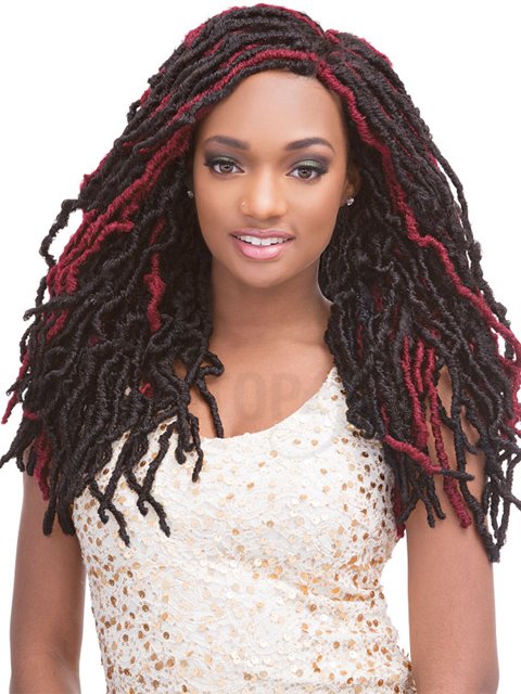 Janet Collection Synthetic Crochet Braid Hair NATURAL BORN LOCS 18"