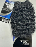 Foxy Silver Human Blend Hair for Weaving JERRY CURL